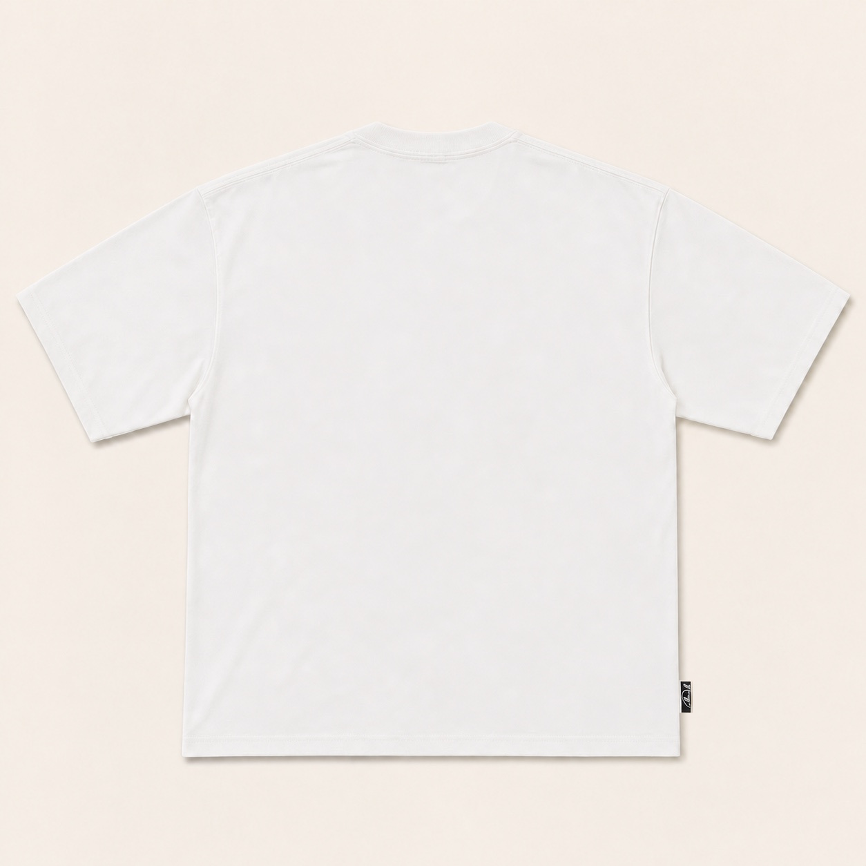 Simple Core Tee / Bone, alternate view